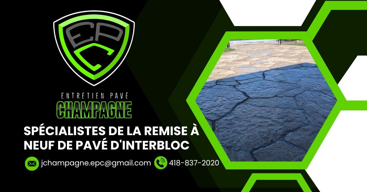 Bannière Entretien de pavé Champagne